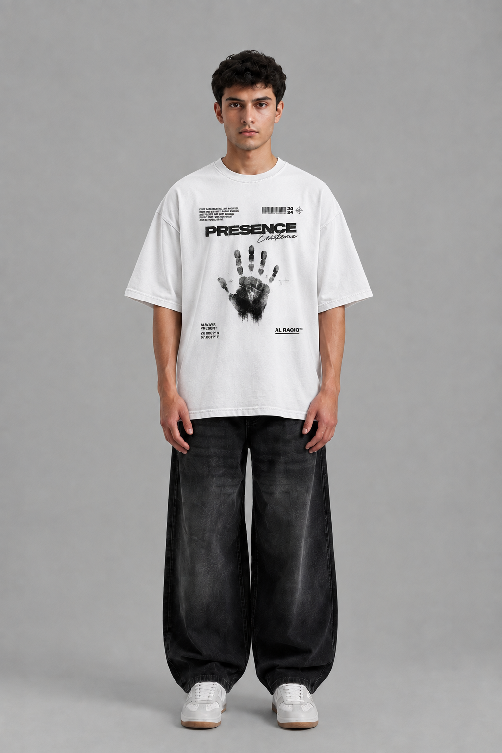 Presense Existence Drop Shoulder T-Shirt | Al-Raqiq